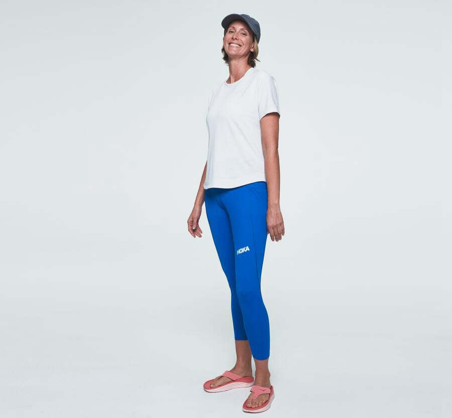 Hoka Womens Tee NZ - Hoka Lifestyle White (BWJ961283)